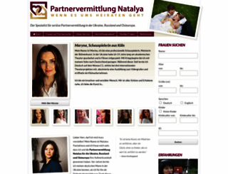 partnervermittlung-ukraine.net screenshot