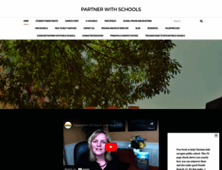 partnerwithschools.org screenshot