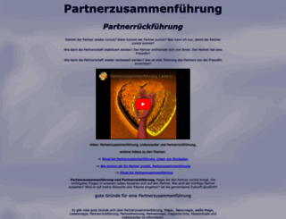 partnerzusammenfuehrung.com screenshot