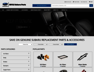parts.ertlecars.com screenshot