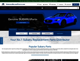 parts.subaruonlineparts.com screenshot