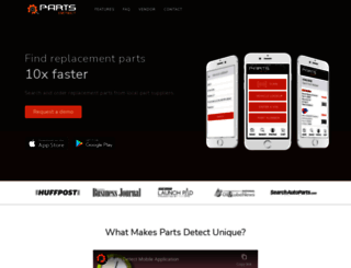 partsdetect.com screenshot