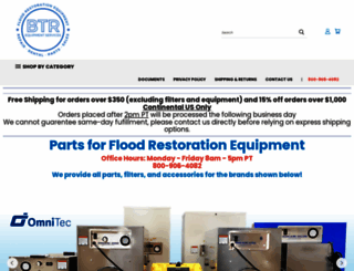 partsfloodequipment.com screenshot