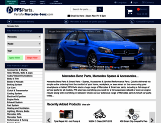 partsformercedes-benz.com screenshot