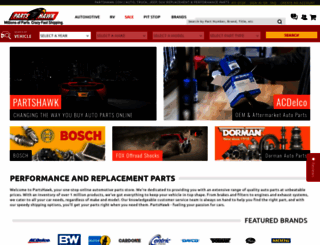 partshawk.com screenshot