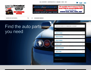 partslocator.com.au screenshot