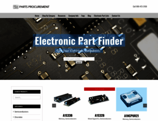 partsprocurement.com screenshot