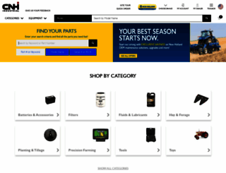 partstore.cnhexcavators.com screenshot