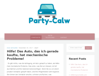 party-calw.de screenshot