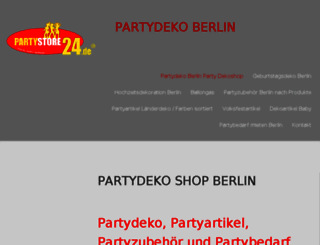 party-dekoshop-berlin.de screenshot