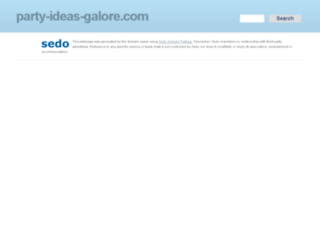 party-ideas-galore.com screenshot