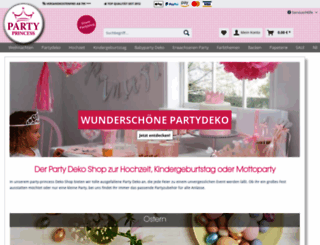 party-princess.de screenshot