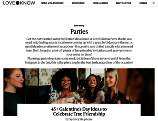 party.lovetoknow.com screenshot