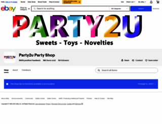 party2u.co.uk screenshot