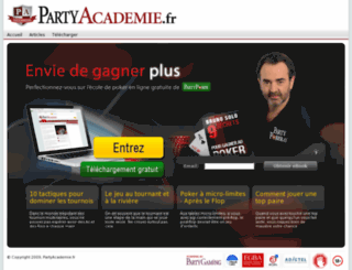 partyacademie.fr screenshot