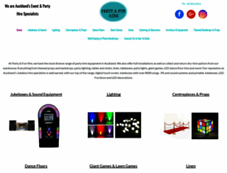 partyandfun.co.nz screenshot