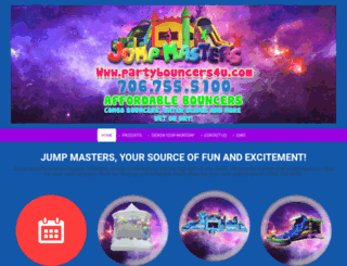 partybouncers4u.com screenshot