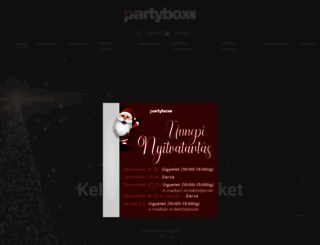 partybox.hu screenshot