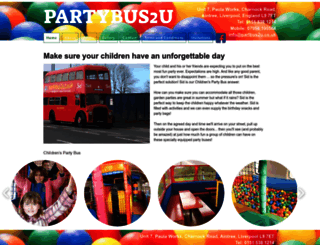 partybus2u.co.uk screenshot