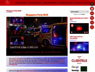 partybusbooking.net screenshot