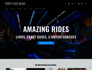 partybusinreno.com screenshot