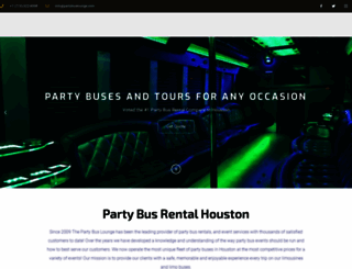 partybuslounge.com screenshot
