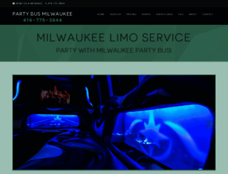 partybusmilwaukee.com screenshot