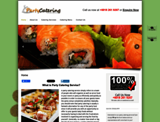partycateringmalaysia.com screenshot