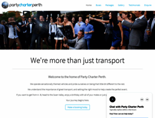 partycharterperth.com.au screenshot