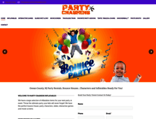 partycrashersinflatables.com screenshot