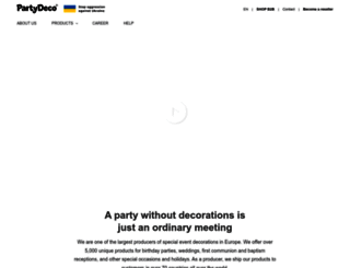 partydeco.com screenshot