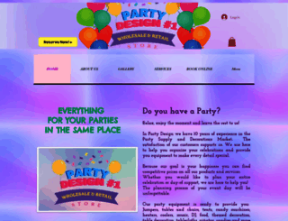 partydesignlv.com screenshot