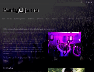 partydjs.no screenshot