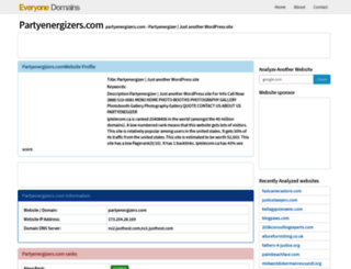 partyenergizers.com.everyone.domains screenshot