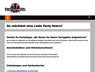 partyfeiern24.de screenshot