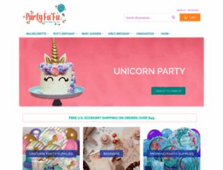 partyfufu.myshopify.com screenshot