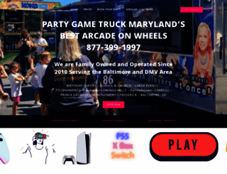 partygametruck.com screenshot