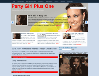 partygirlplusone.com screenshot