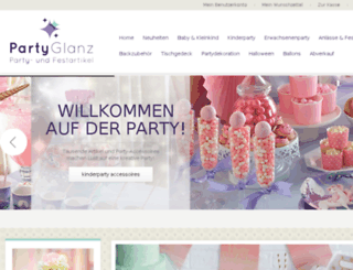 partyglanz.at screenshot