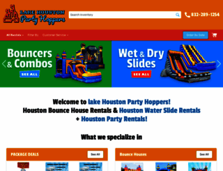 partyhopperstx.com screenshot