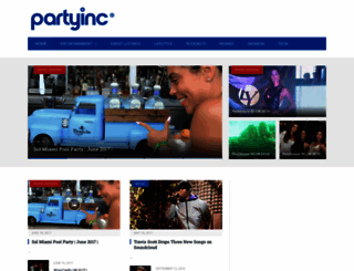 partyinc.com screenshot