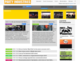 partyindustries.be screenshot