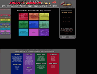 partyinmiami.com screenshot