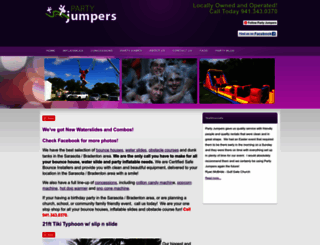 partyjumpersinc.com screenshot