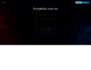 partykids.com.au screenshot