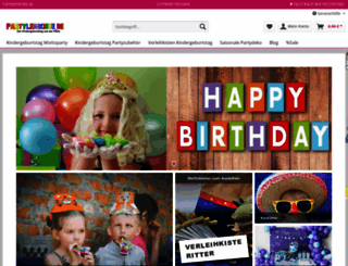 partyleihkiste.de screenshot