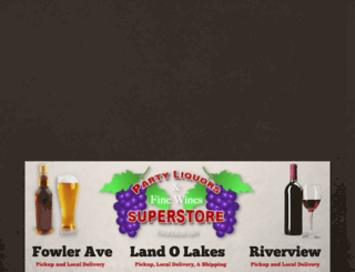 partyliquorsuperstore.com screenshot