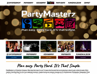 partymasterz.com screenshot