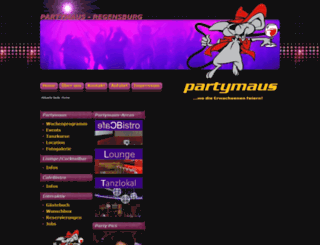 partymaus-regensburg.com screenshot