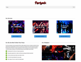 partymix.co.za screenshot